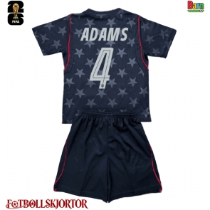 Förenta stater Tyler Adams #4 Borta Kläder Barn VM 2026 Kortärmad (+ Korta byxor)